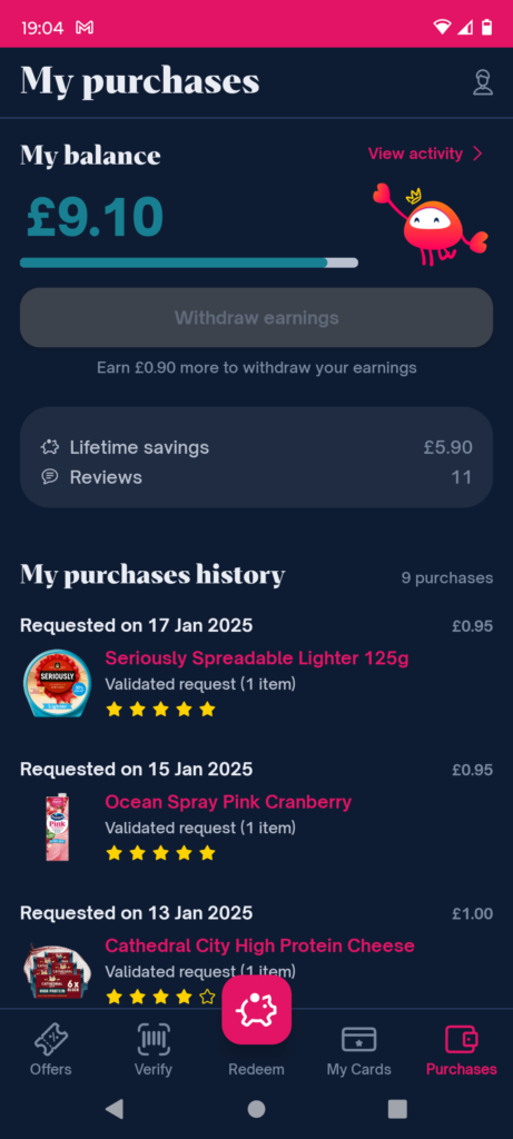 Shopmium app review screenshot